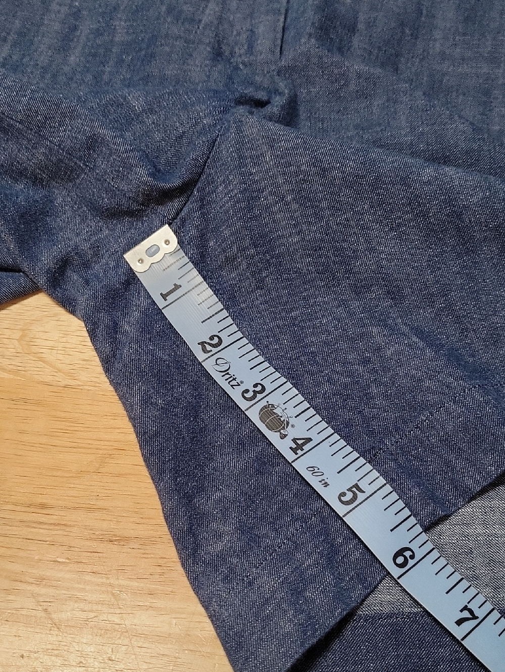 Talbots Petite Chambray Shorts - Picture 7 of 8
